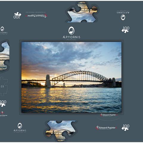 Sydney's Harbour Bridge 100 Puzzle Schachtel 3D Modell