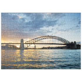 Darstellung des Puzzle Motivs Sydney's Harbour Bridge - Puzzleteile: 500