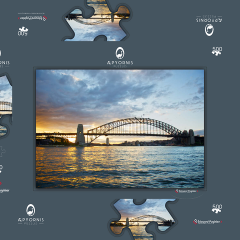 Sydney's Harbour Bridge 500 Puzzle Schachtel 3D Modell