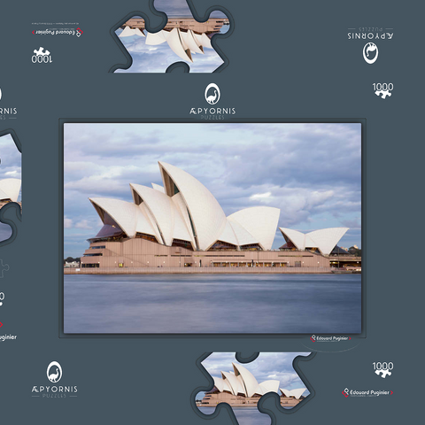 Sydney Opera House 1000 Puzzle Schachtel 3D Modell