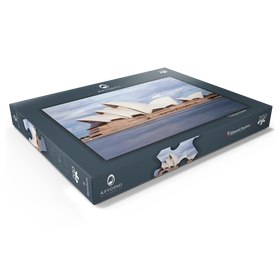 Alternative Darstellung des Puzzle-Motivs Sydney Opera House – Puzzleteile: 200