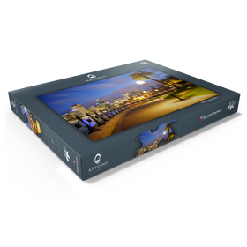 Darstellung des Puzzle Motivs Sydney's evening - Puzzleteile: 100
