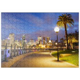 Darstellung des Puzzle-Motivs Sydney's evening – Puzzleteile: 200