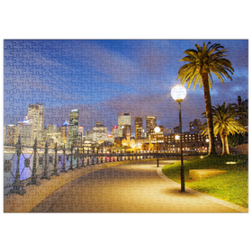 Darstellung des Puzzle Motivs Sydney's evening - Puzzleteile: 500