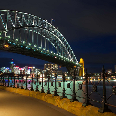 Sydney's Harbour Bridge 100 Puzzle 3D Modell