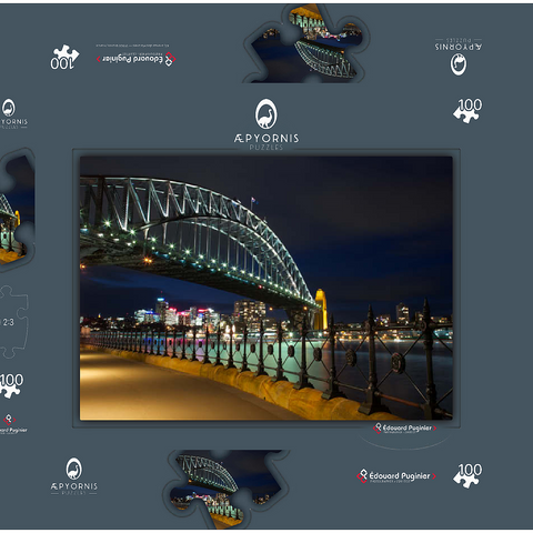 Sydney's Harbour Bridge 100 Puzzle Schachtel 3D Modell