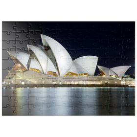 Darstellung des Puzzle Motivs Sydney Opera House - Puzzleteile: 100