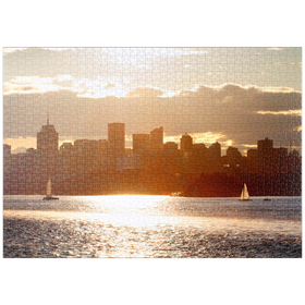 Darstellung des Puzzle Motivs Nord-Sydney - Puzzleteile: 1000