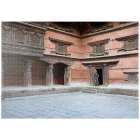 Darstellung des Puzzle Motivs Jagannath Temple - Puzzleteile: 1000