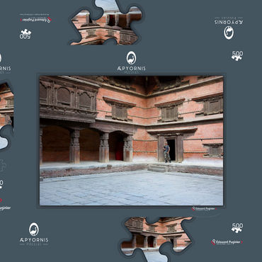 Jagannath Temple 500 Puzzle Schachtel 3D Modell