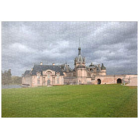 Darstellung des Puzzle Motivs Chantilly Castel - Puzzleteile: 1000