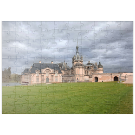 Darstellung des Puzzle Motivs Chantilly Castel - Puzzleteile: 100