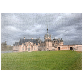 Darstellung des Puzzle Motivs Chantilly Castel - Puzzleteile: 500