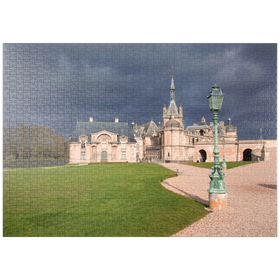 Darstellung des Puzzle Motivs Chantilly Castel - Puzzleteile: 1000