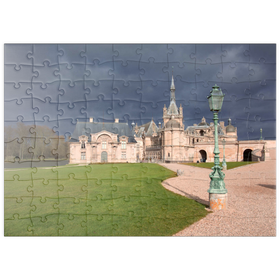Darstellung des Puzzle Motivs Chantilly Castel - Puzzleteile: 100