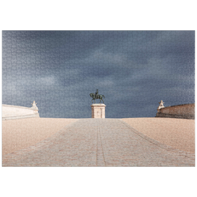 Darstellung des Puzzle Motivs Chantilly Castel - Puzzleteile: 1000