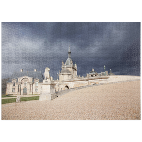 Darstellung des Puzzle Motivs Chantilly Castel - Puzzleteile: 1000