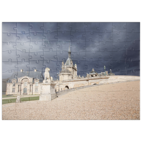 Darstellung des Puzzle Motivs Chantilly Castel - Puzzleteile: 100