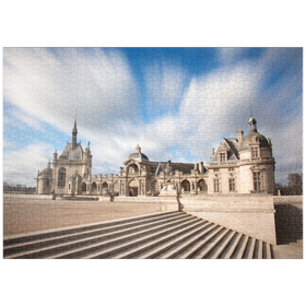 Darstellung des Puzzle Motivs Chantilly Castel - Puzzleteile: 1000