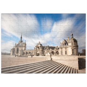 Darstellung des Puzzle Motivs Chantilly Castel - Puzzleteile: 100