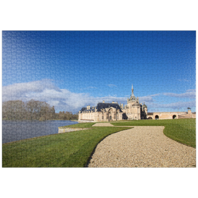 Darstellung des Puzzle Motivs Chantilly Castel - Puzzleteile: 1000