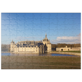 Darstellung des Puzzle Motivs Chantilly Castel - Puzzleteile: 100