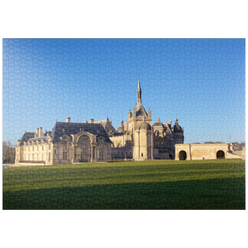 Darstellung des Puzzle Motivs Chantilly Castel - Puzzleteile: 1000