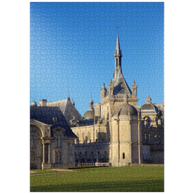 Darstellung des Puzzle Motivs Chantilly Castel - Puzzleteile: 1000