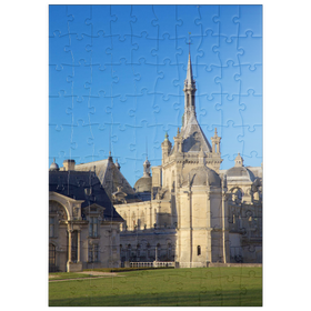 Darstellung des Puzzle Motivs Chantilly Castel - Puzzleteile: 100