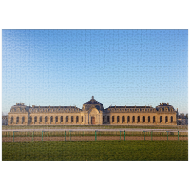 puzzleplate Chantilly Castel horse track building 1000 Puzzle