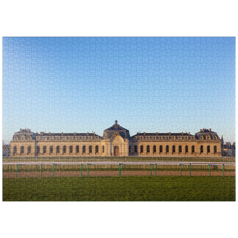 puzzleplate Chantilly Castel horse track building 1000 Puzzle