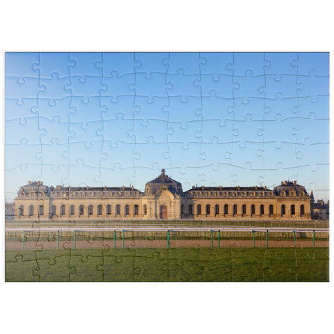 puzzleplate Chantilly Castel horse track building 100 Puzzle