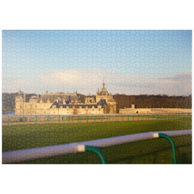 Darstellung des Puzzle Motivs Chantilly Castel - Puzzleteile: 1000