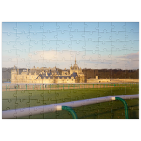 Darstellung des Puzzle Motivs Chantilly Castel - Puzzleteile: 100