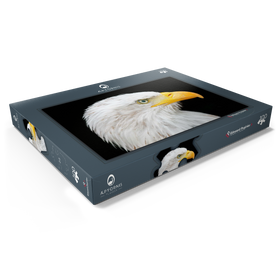 Darstellung des Puzzle Motivs Weißkopfseeadler - Puzzleteile: 100