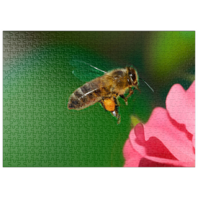 Darstellung des Puzzle-Motivs Biene – Puzzleteile: 500