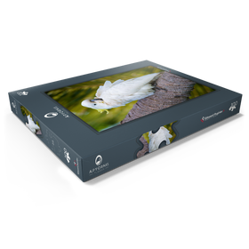 Darstellung des Puzzle Motivs Schwefelhaubenkakadu - Puzzleteile: 100