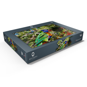 Alternative Darstellung des Puzzle-Motivs Rainbow Lorikeet – Puzzleteile: 1000