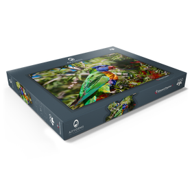 Alternative Darstellung des Puzzle-Motivs Rainbow Lorikeet – Puzzleteile: 200