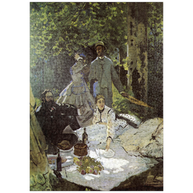 Darstellung des Puzzle-Motivs Claude Monet's Luncheon on the Grass (1865-1866) – Puzzleteile: 1000