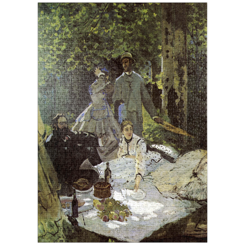 puzzleplate Claude Monet's Luncheon on the Grass (1865–1866) 1000 Puzzle