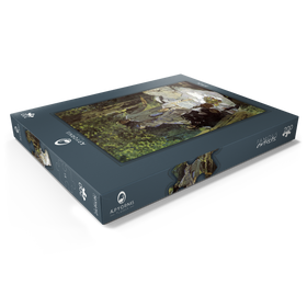 Darstellung des Puzzle Motivs Claude Monet's Luncheon on the Grass (1865-1866) - Puzzleteile: 200