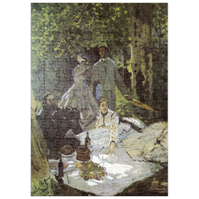 Darstellung des Puzzle-Motivs Claude Monet's Luncheon on the Grass (1865-1866) – Puzzleteile: 200