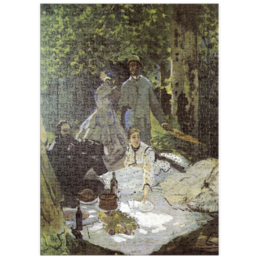 puzzleplate Claude Monet's Luncheon on the Grass (1865–1866) 500 Puzzle
