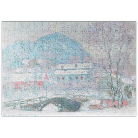 Darstellung des Puzzle-Motivs Sandvika, Norway (1895) by Claude Monet – Puzzleteile: 200