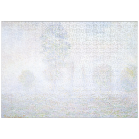Darstellung des Puzzle-Motivs Morning Haze (1875) by Claude Monet – Puzzleteile: 1000