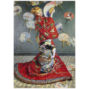 puzzleplate Claude Monet's Camille Monet In Japanese Costume (1876) 1000 Puzzle