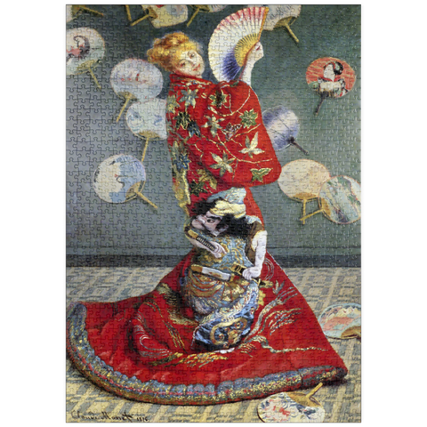 puzzleplate Claude Monet's Camille Monet In Japanese Costume (1876) 1000 Puzzle