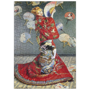 puzzleplate Claude Monet's Camille Monet In Japanese Costume (1876) 500 Puzzle