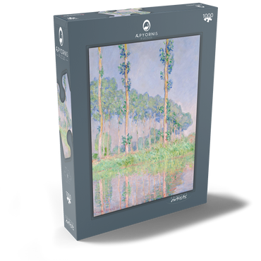 Claude Monet's Poplars, Pink Effect (1891) 1000 Puzzle Schachtel Ansicht2